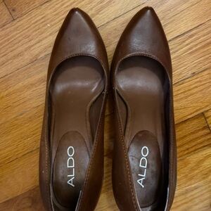 ALDO Women's Elegant Brown Loafers